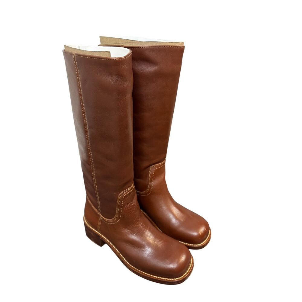 Steve Madden Riggs Knee High Tall Boots Western Country Preppy Fall Winter 8 - Picture 4 of 14